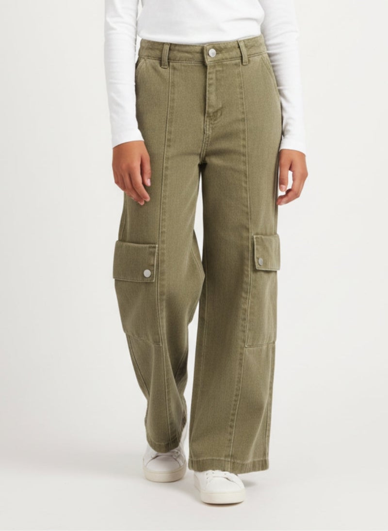 Cloud Fashion Dark green Mini Cargo Fit - Image 2